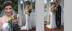 <strong>Small Wedding</strong><br />Shots of the bride after the ceremony.