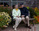 <strong>Couple Portrait</strong><br />Full body shots in a pleasant surroundings also works to capture the magic of a long marriage as with Jay and Ann.