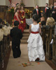 <strong>Weddings</strong><br /> The ring bearer and flower girl trip down the aisle.