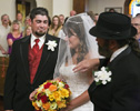 <strong>Weddings</strong><br /> The father of the bride handing off the bride—always a poignant moment.